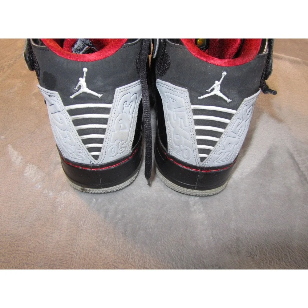 Jordan AJF‎ 20 Best of Both Worlds Black Patent Leather Sneakers 331823-001